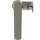 Ideal Standard Armatur mit schwenkbarem Auslauf, glänzendem Finish und gerader Form, geeignet für verschiedene Anwendungen. Montiert in horizontaler Position.